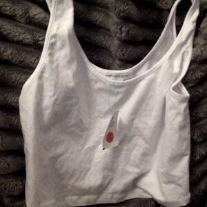 Plain white t-shirt
